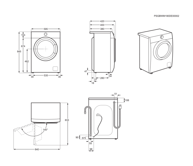 ELECTROLUX EW6S326SP 6kg 1200 obr - 1382917 - zdjęcie 4